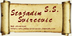 Stojadin Svirčević vizit kartica